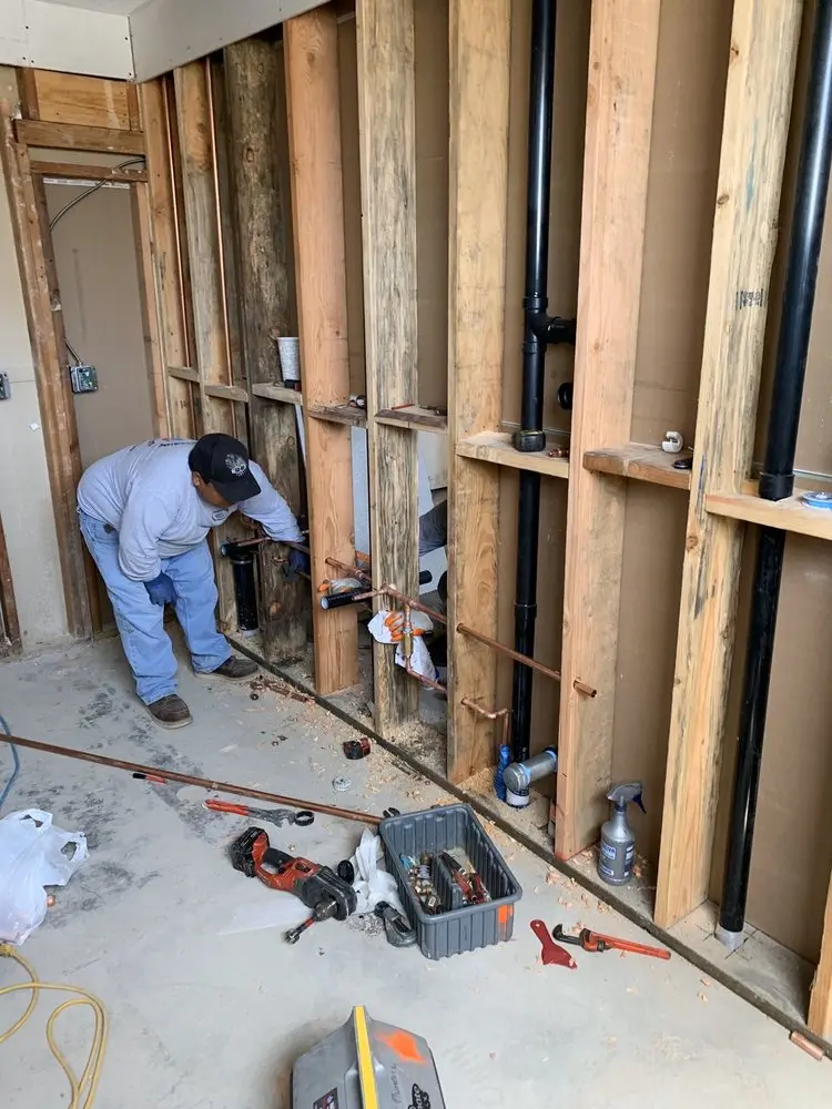 Commercial rough-in plumbing for Water Heater Replacement in Castle Shannon